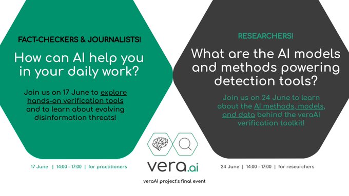Fact-checkers & Journalists! – How can AI help you in your daily work? by vera.ai